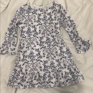 Janie and Jack long sleeve flower dress sz 2T
